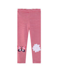 Butterfly Embroidered Tight Pants