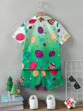 Easter Bunny Short Sleeve Top + Shorts Suit