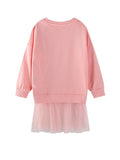 Long Sleeve Sweater Embroidered Patch Dress