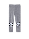 Embroidered Patch Leggings
