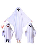 Halloween Children's Ghost Costume Grimace Cloak Parent-Child Dress Cloak