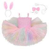 Rabbit Suit Cartoon Gauze Skirt Cute Animal Skirt