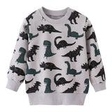 Dinosaur Printed Sweater