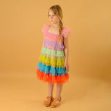 Girls' Color Cake Dress