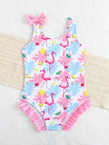 Cute Printed Swimsuit