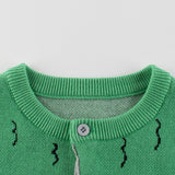Dinosaur Brocade Sweater Coat