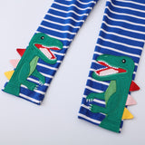 Dinosaur Appliqu¡§| Leggings