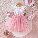 Cartoon Print Dress