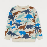 Dinosaur Printed Sweater