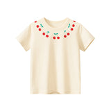 Girls' Printed Short-Sleeved T-shirt