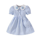Cute Three-Dimensional Embroidery Dress