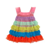 Girls' Color Cake Dress