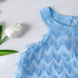 Fantasy Tassel Children Princess Dress