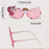 Cute Rainbow Horse Glasses