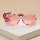 Cute Rainbow Horse Glasses