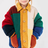 Colored Mosaic Both Sides Wear Jacket