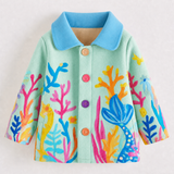 Lucky Sale-Children's jacket with an undersea world pattern