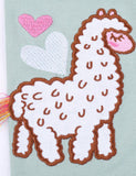 Alpaca Embroidered Penguin Printed Leggings - CCMOM