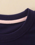 Animal Party Striped Printed Long Sleeve T-shirt - CCMOM