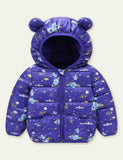 Animal Print down Cotton Jacket - CCMOM