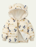 Animal Print down Cotton Jacket - CCMOM
