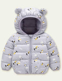 Animal Print down Cotton Jacket - CCMOM
