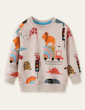Animal Print Sweatshirt - CCMOM
