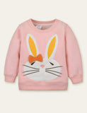 Animal Unicorn Appliqu¡§| Embroidered Sweatshirt - CCMOM