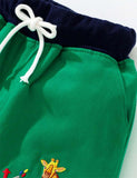 Appliqu¡§| Embroidered Shorts - CCMOM