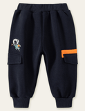 Astronaut Embroidered Sweatpants - CCMOM