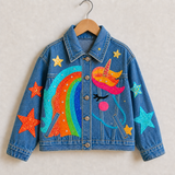 Lucky Sale-Colorful star Dreamy Unicorn Jacket for Kids