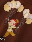 Balloon Girl Printed Sweatshirt - CCMOM
