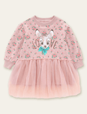Bambi Printed Mesh Dress - CCMOM