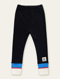 Bear Appliqu¡§| Stitching Leggings - CCMOM