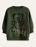 Bear Printed Sweatshirt - CCMOM
