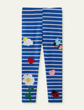 Bee Appliqu¡§| Leggings - CCMOM
