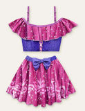 Bow Floral Printed Swimsuit - CCMOM