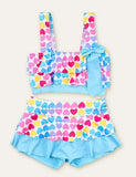 Bow Love Printed Swimsuit - CCMOM
