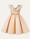 Bow Sleeveless Party Dress - CCMOM
