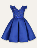 Bow Sleeveless Party Dress - CCMOM