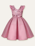 Bow Sleeveless Party Dress - CCMOM