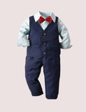 Bow Tie Vest Suit - CCMOM