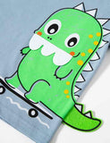 Boy Cartoon Dinosaur Patch T-shirt - CCMOM