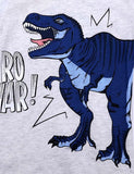 Boy T-Rex Appliqu¡§| Fake Two-Piece T-shirt - CCMOM