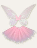 Butterfly Fairy Wings Party Cape + Skirt - CCMOM