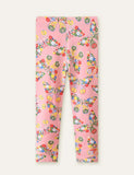 Butterfly Floral Printed Leggings - CCMOM