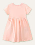 Butterfly Flower Appliqu¡§| Dress - CCMOM
