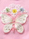 Butterfly Flower Striped Sweater - CCMOM