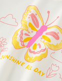Butterfly Printed Long-Sleeve T-shirt - CCMOM