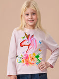 Girls' Long-Sleeved T-shirt